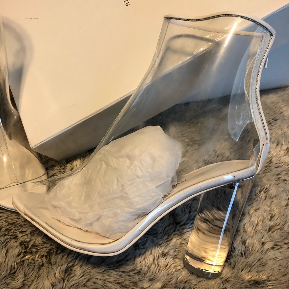 Jennie-Ellen clear heels